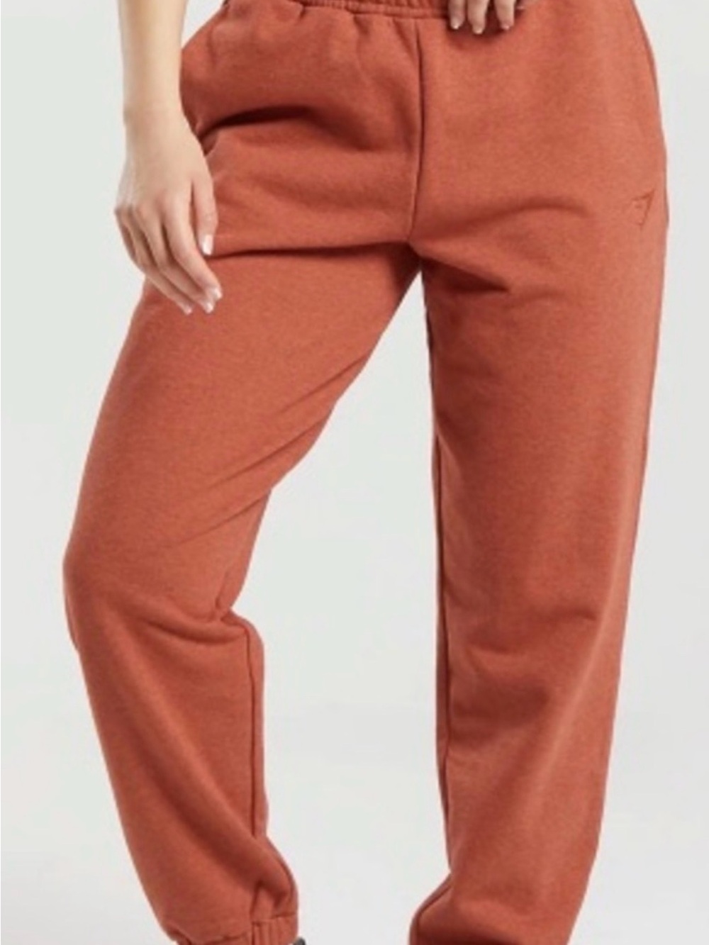 Gymshark Women's Rest Day Sweat Rust Orange Track Joggers